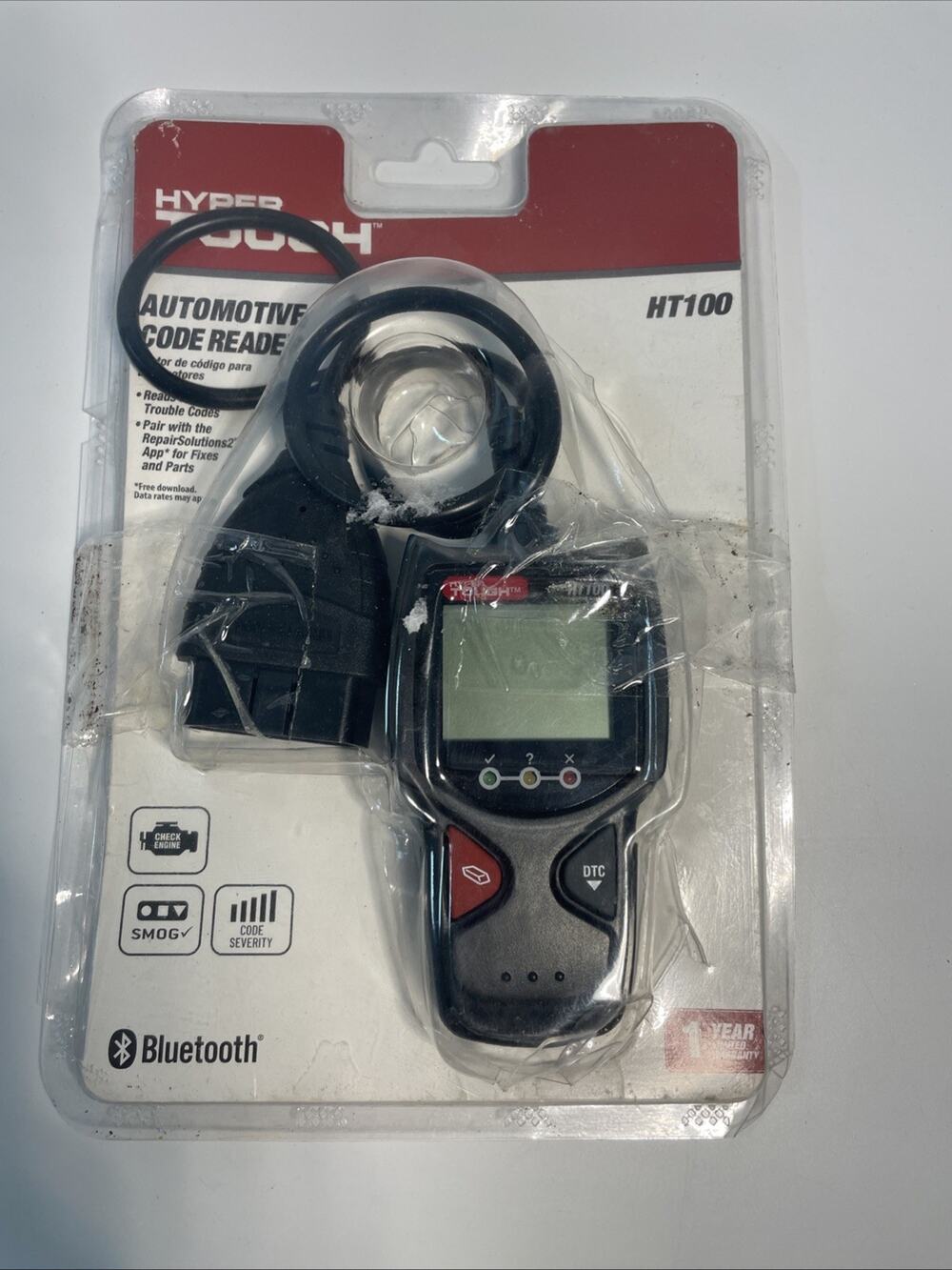 Hyper Tough HT100 Automotive Code Reader Bluetooth